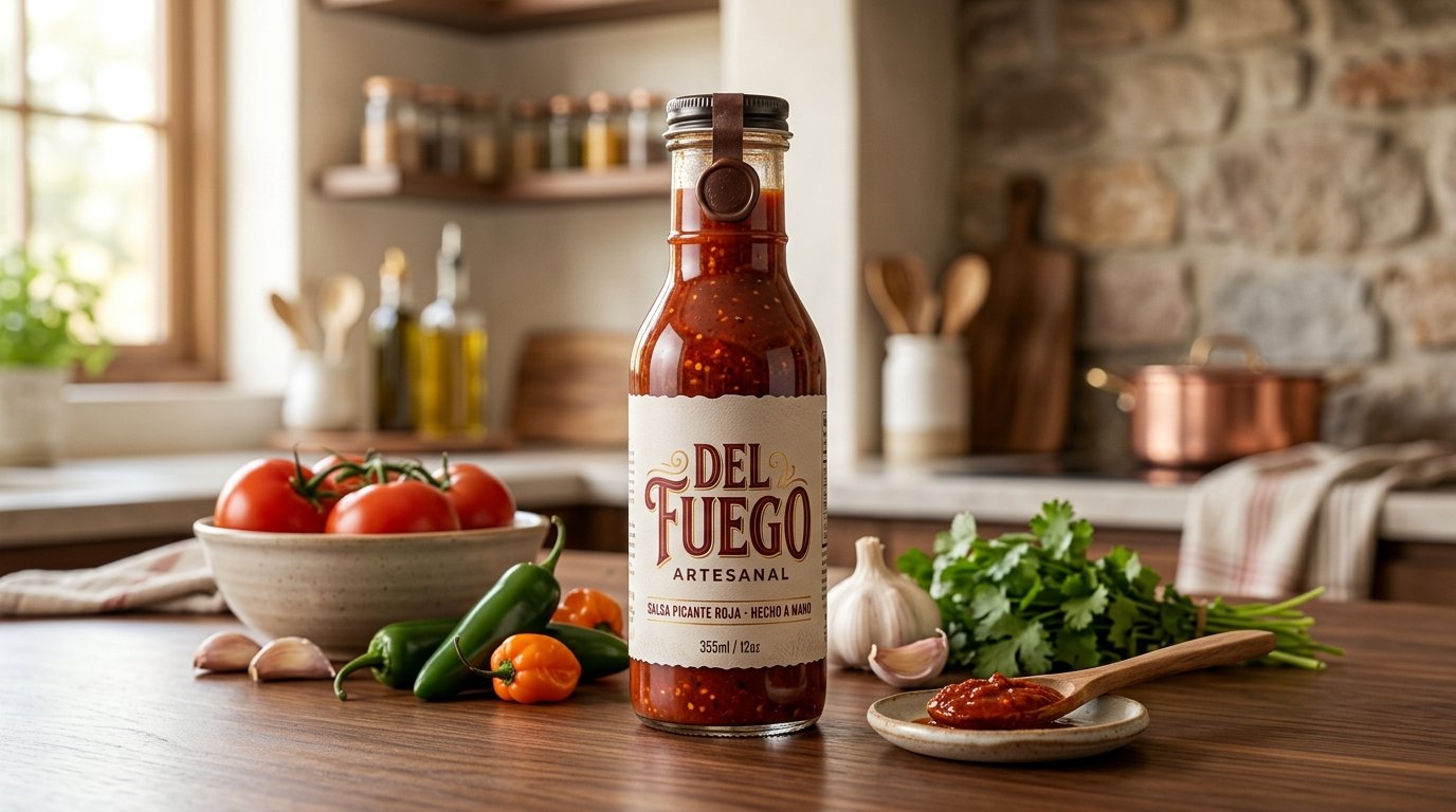 Botella de Salsa Fuego Ancestral